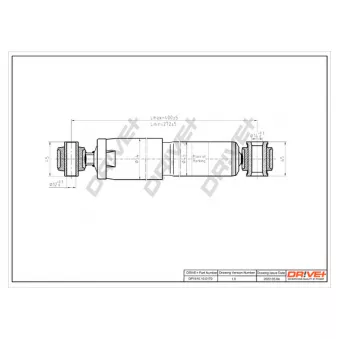 Jeu de 2 amortisseurs arrière Dr!ve+ OEM 5206VR