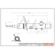 Dr!ve+ DP1610.10.0176 - Amortisseur avant droit