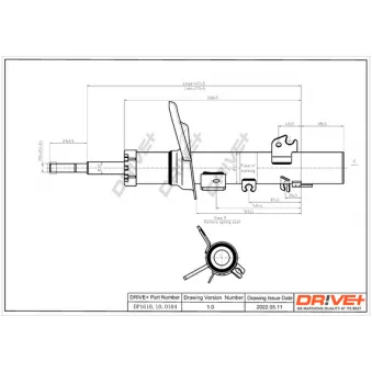 Amortisseur avant droit Dr!ve+ OEM 5208C5