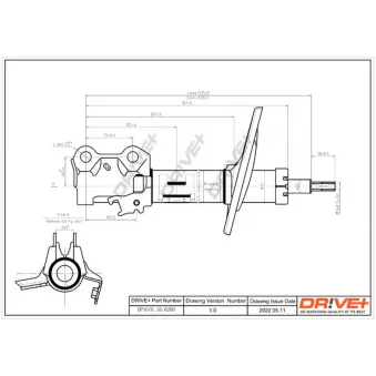 Amortisseur avant gauche Dr!ve+ OEM 5208A2