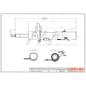 Amortisseur avant droit Dr!ve+ OEM AV6118045ABC