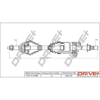 Arbre de transmission Dr!ve+ DP2110.10.0858