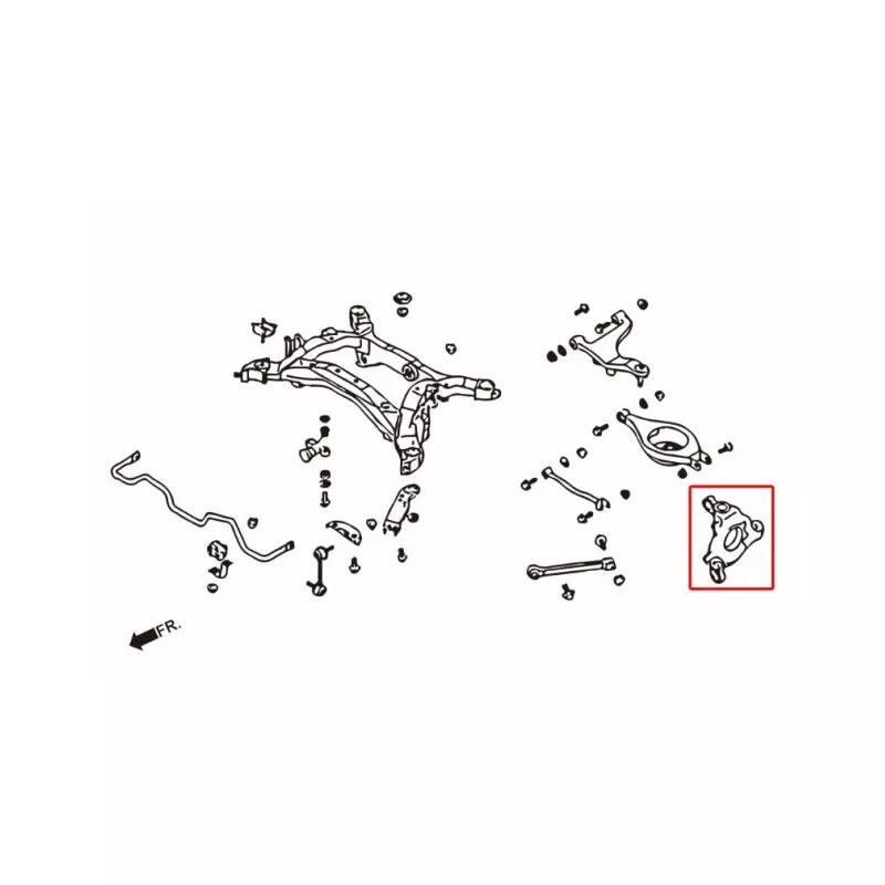 Douille de suspension HARDRACE HR7247 - Visuel 1