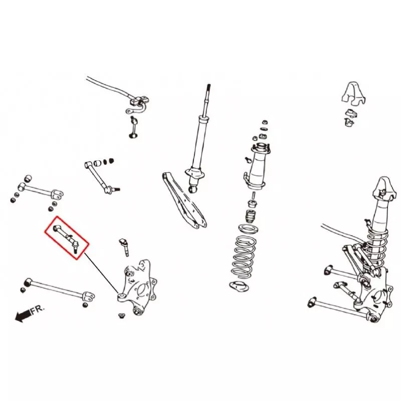 Triangle ou bras de suspension (train arrière) HARDRACE HR7999 - Visuel 1