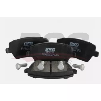 Jeu de 4 plaquettes de frein avant BSG BSG 63-200-018 pour RENAULT CLIO 0.9 TCe 90 - 90cv