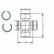 GKN U109 - Joint, arbre longitudinal