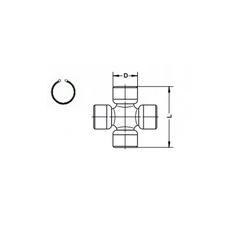 Joint, arbre longitudinal GKN U315 - Visuel 1