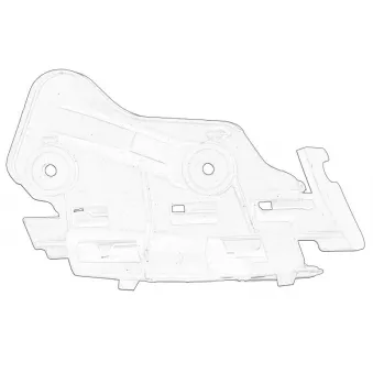 Fixation du pare-chocs OE 5M0807049 pour OPEL MOVANO 1.6 FSI - 115cv