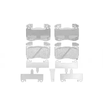 Jeu de 4 plaquettes de frein avant OE 58101J5A55