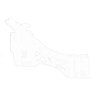 Fixation du pare-chocs OE BP4K500U1E pour MAZDA 3 1.4 - 84cv