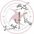 DEUTER DEUKPL1384 - Silent bloc de suspension (train avant)