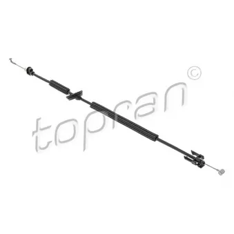 TOPRAN 119 437 - Tirette à câble, déverrouillage porte