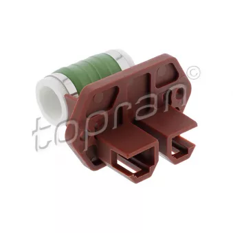 Résistance de série, moteur électrique-ventilateur du radiat TOPRAN OEM 1355607080