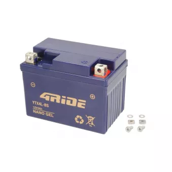 Batterie de démarrage 4 RIDE YTX4L-BS 4RIDE GEL pour VESPA ET ET2 50 - 4cv