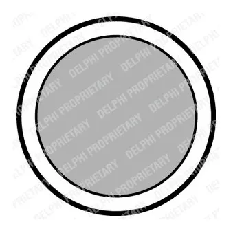 Kit de plaquettes de frein, disque de frein de stationnement DELPHI OEM 425159