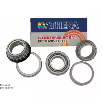 Kit de roulements de direction ATHENA P400485250004 pour YAMAHA DT DT 125 RE - 15cv
