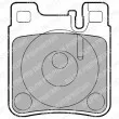 DELPHI LP841 - Jeu de 4 plaquettes de frein arrière