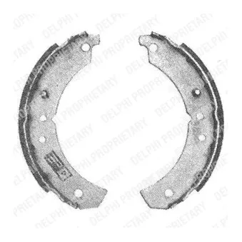 Jeu de mâchoires de frein DELPHI OEM GBS1060