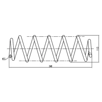 Ressort de suspension OPEN PARTS OEM 5102F5