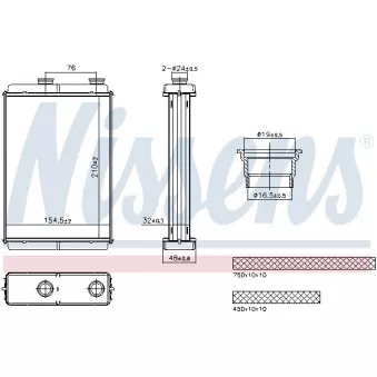 Système de chauffage NISSENS 707285