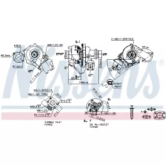 NISSENS 93421 - Turbocompresseur, suralimentation