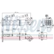 Radiateur, réaspiration des gaz d'échappement NISSENS [989404]