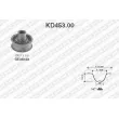 SNR KD453.00 - Kit de distribution