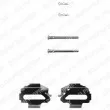 DELPHI LX0162 - Kit d'accessoires, plaquette de frein à disque