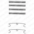 Kit d'accessoires, plaquette de frein à disque DELPHI [LX0170]