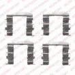 Kit d'accessoires, plaquette de frein à disque DELPHI [LX0461]