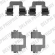 DELPHI LX0473 - Kit d'accessoires, plaquette de frein à disque