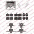 Kit d'accessoires, plaquette de frein à disque DELPHI [LX0521]