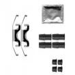 Kit d'accessoires, plaquette de frein à disque DELPHI [LX0557]