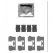 Kit d'accessoires, plaquette de frein à disque DELPHI [LX0558]