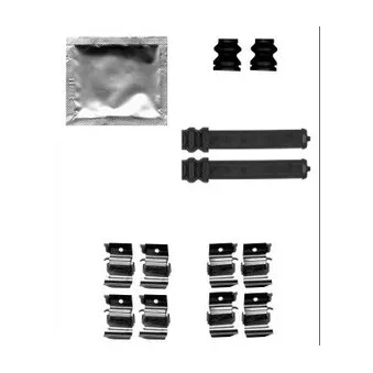 Kit d'accessoires, plaquette de frein à disque DELPHI OEM MR527868