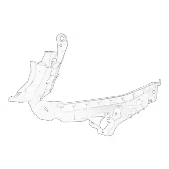 Déflecteur d'air de ventilateur OE OEM 8K0805607C