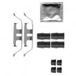 DELPHI LX0578 - Kit d'accessoires, plaquette de frein à disque