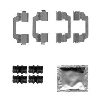 DELPHI LX0580 - Kit d'accessoires, plaquette de frein à disque