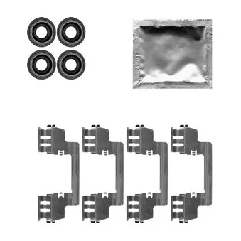 Kit d'accessoires, plaquette de frein à disque DELPHI OEM 82513600