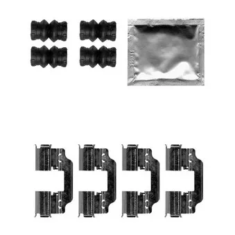 DELPHI LX0622 - Kit d'accessoires, plaquette de frein à disque