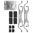 Kit d'accessoires, plaquette de frein à disque DELPHI [LX0638]