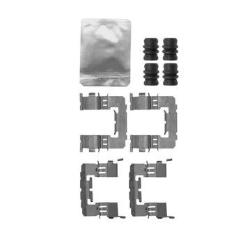 Kit d'accessoires, plaquette de frein à disque DELPHI LX0645