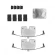 DELPHI LX0646 - Kit d'accessoires, plaquette de frein à disque