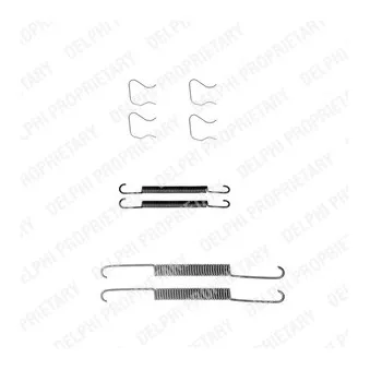 DELPHI LY1049 - Kit d'accessoires, mâchoire de frein