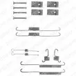 Kit d'accessoires, mâchoire de frein DELPHI [LY1073]