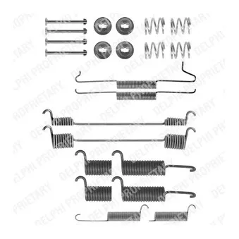 DELPHI LY1170 - Kit d'accessoires, mâchoire de frein