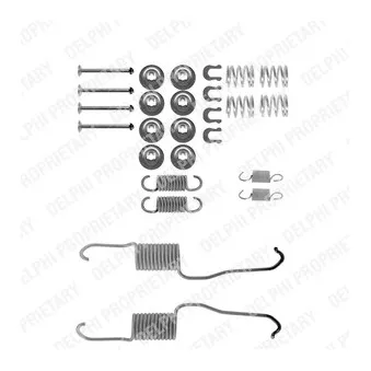 DELPHI LY1184 - Kit d'accessoires, mâchoire de frein
