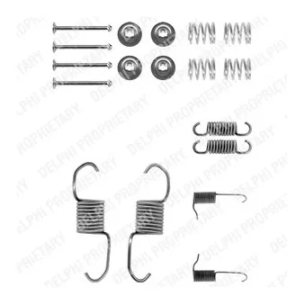 Kit d'accessoires, mâchoire de frein QUICK BRAKE 105-0696