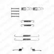 Kit d'accessoires, mâchoire de frein DELPHI [LY1238]