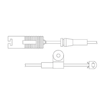 Kit de contact avertisseur, usure des plaquettes de freins DELPHI LZ0140